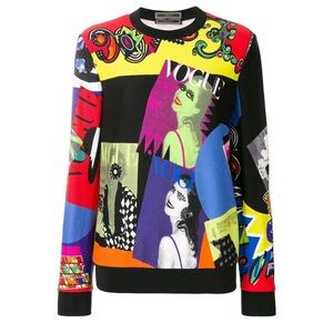 Versace Vogue tribute pullover-1991